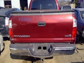 2004 TOYOTA TUNDRA, BURGUNDY, LIMITED, CREW CAB, 4.7L, AT, 2WD. Z25955